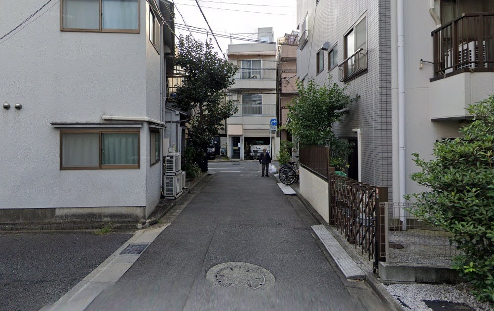 品川区の一方通行路